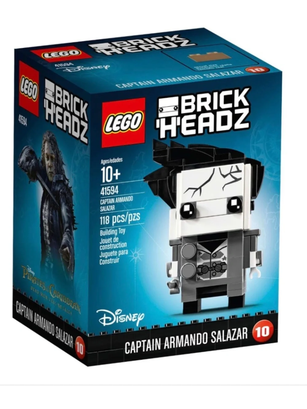 Lego Disney Brick Headz Captain Armando Salazar